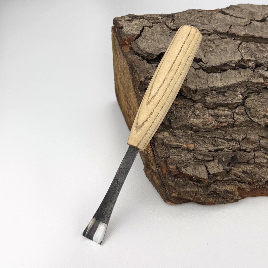 Hand-forged Fishtail Carving Chisel – 52100 Carbon Steel, 15 Mm / 20 Mm ...