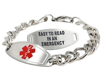 Pre-Engraved /& Customized Bariatric Surgery Medical Bracelet My Identity Doctor Yellow