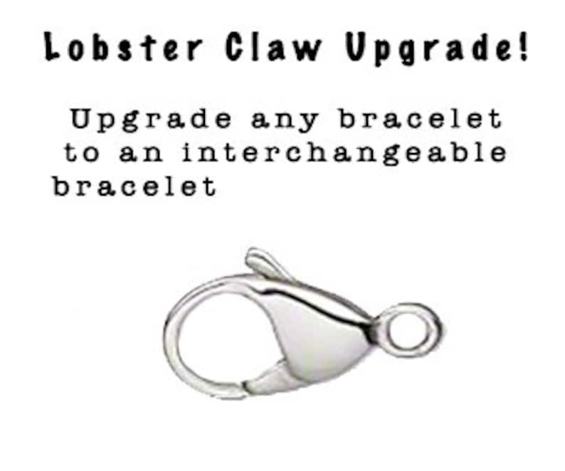 Lobster Claw Upgrade, Turn our Medical ID Bracelets to an Interchangeable Strand image 1