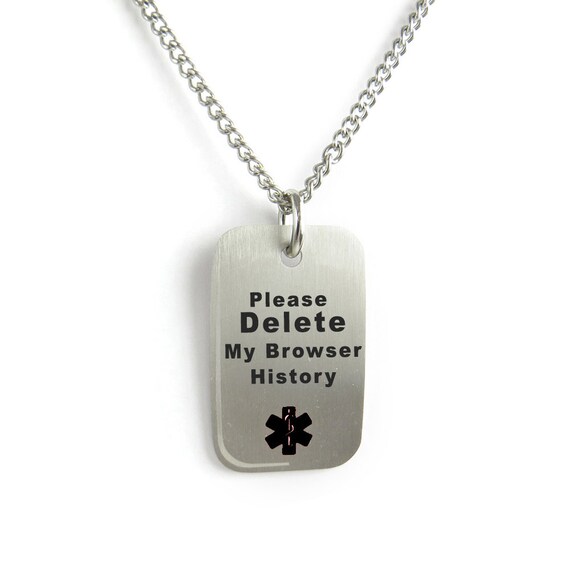 Please Delete My Browser History Necklace, Funny Gift, Geeky Gadgets PDS1C-N22-CST-PDMBH - Etsy Sweden Please Delete My Browser History Necklace, Funny Gift, Geeky Gadgets PDS1C-N22-CST-PDMBH - Etsy Sweden