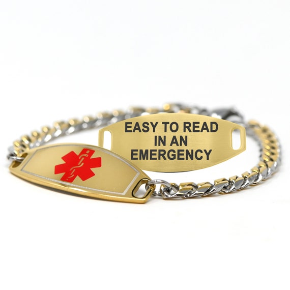 Chain Medical Alert Bracelets For Women - Lauren's Hope