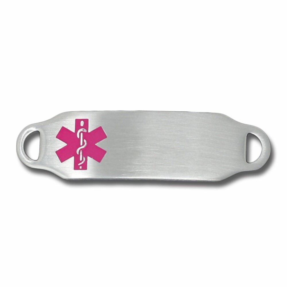 Special Edition, Magenta Medical ID Plate, Custom Engraved - i2M
