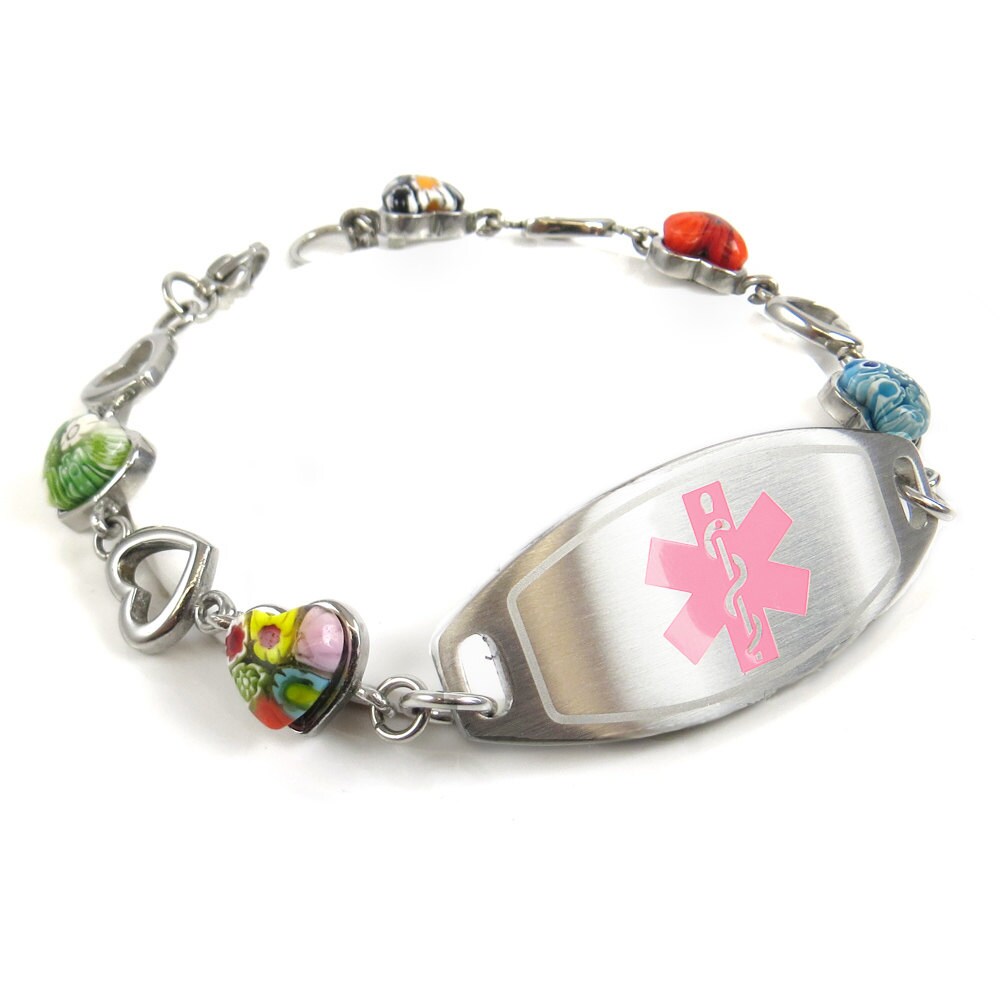 Custom Medical Alert Bracelet Kids With Free Engraving 316L Etsy