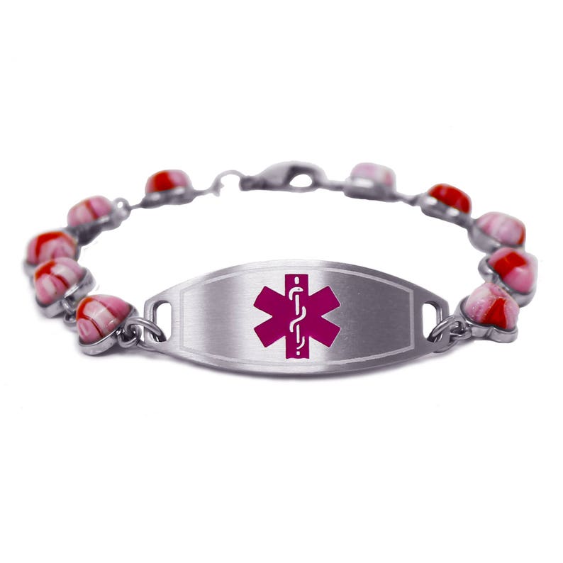 Custom Medical Bracelets for Women With Free Engraving 316L Etsy