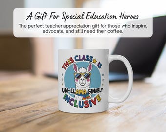 Neurodiversity Teacher Mug | Inclusive Classroom Gift | Special Education Teacher | School Counselor Gift