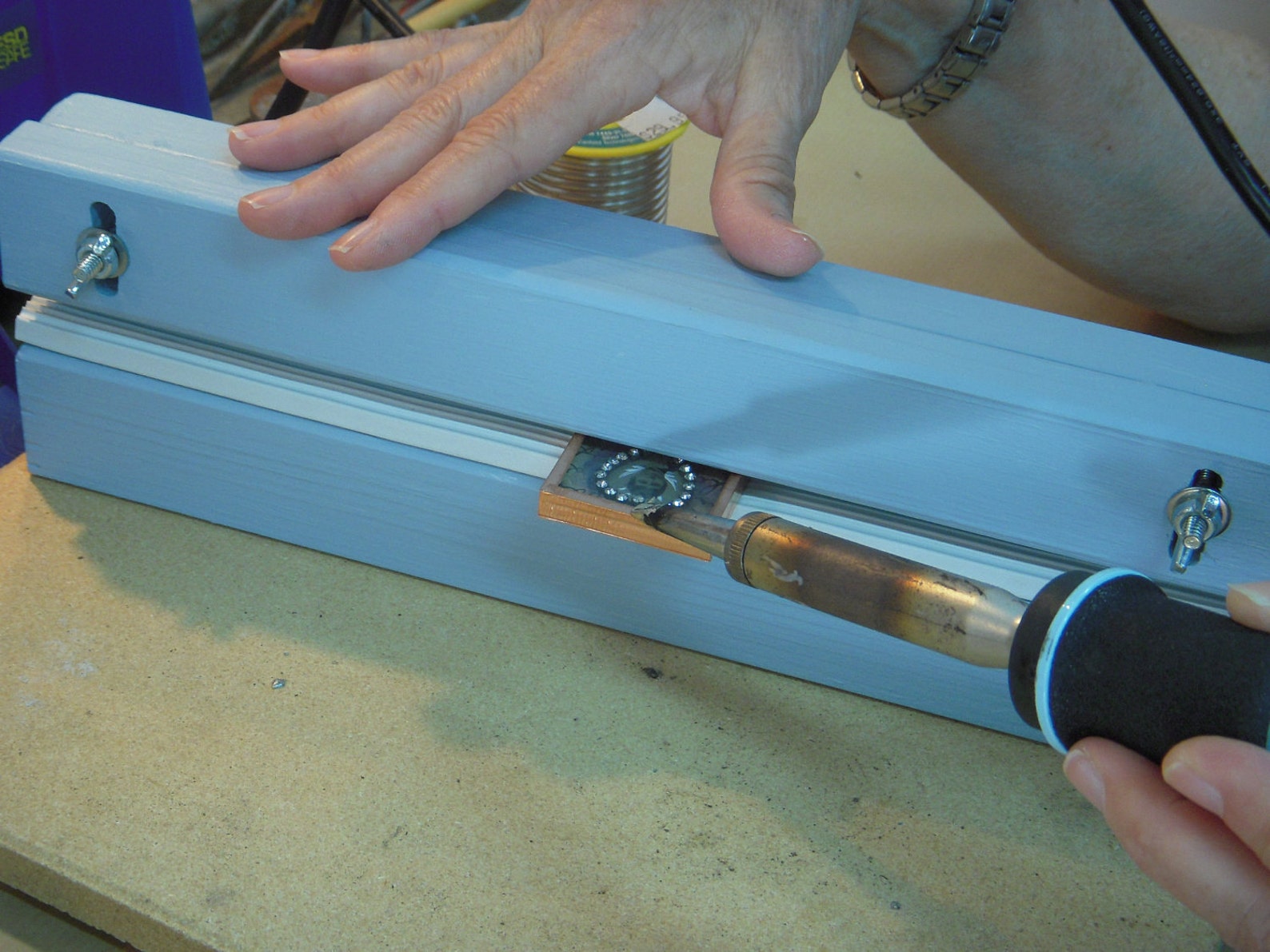 Soldering Iron Third Hand Vise Stained Glass Holder Etsy