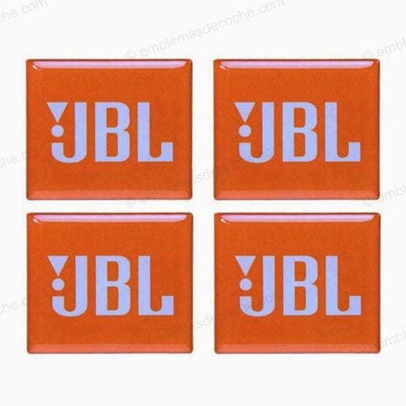 4 X JBL Logo Emblem for Audio Car Vehicle Sound Equipment