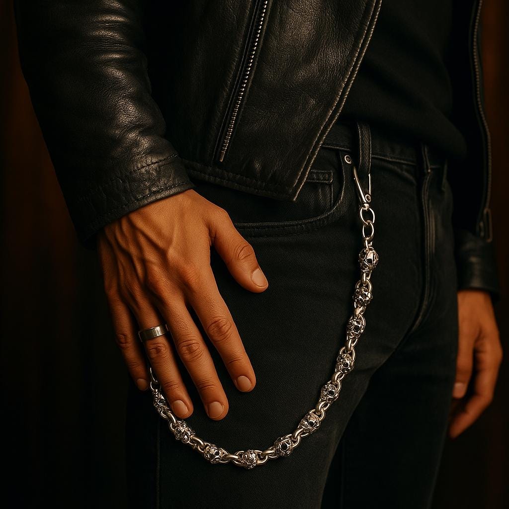 BESPORTBLE Chaîne De Montre Vintage 2 Pièces - Accessoire Pantalon/Jean Unisexe - Décoration Mode Rétro