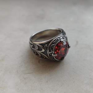 the 7 Gatekeepers of Occult Ring  | Demonic Amulet | Talisman Ring | Gothic Esoteric Jewelry | Symbol of Protection & Power