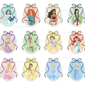 Princess Png Bundle, Princess Coquette Bow Png, Girls Trip Png, Watercolor Princess Png, Princess Clipart, Princess Squad, Princess Bow Png