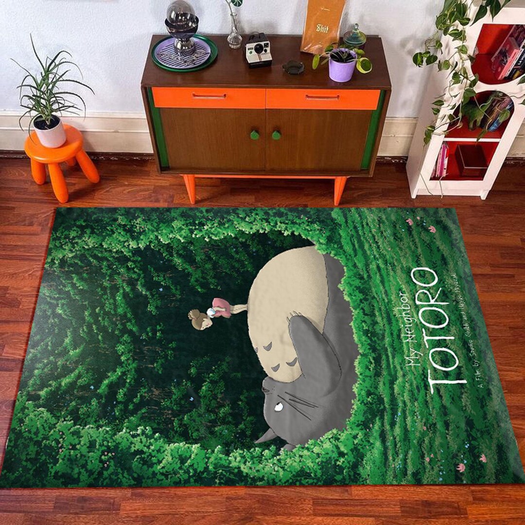 My Neighbor Totoro Rug – Studio Ghibli-inspired Forest Anime Carpet for ...