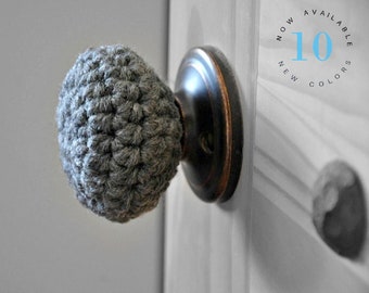 Child Safe Door Knob Covers Modern Design Toddler Protection Crocheted Home Decor