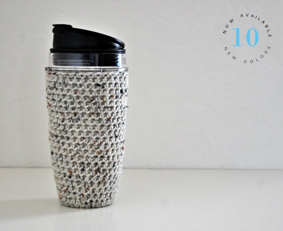 Blender Cup Cozy Crocheted Holder 24 Oz Size Eco Friendly Reusable Cover  Nutri Ninja 