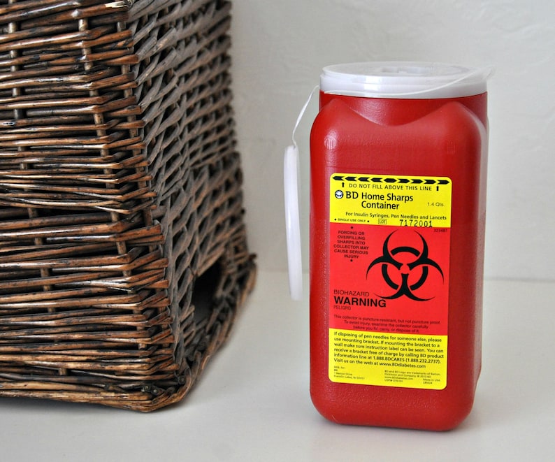 Cover for Home Sharps Container Home Decor Modern Design Etsy