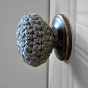 Child Safe Door Knob Covers Modern Design Toddler Protection Crocheted Home Decor image 1