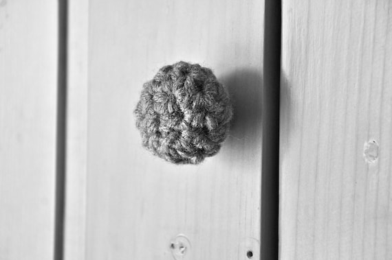 Cabinet Door Knob Covers Modern Design Kitchen Decor Crocheted Etsy