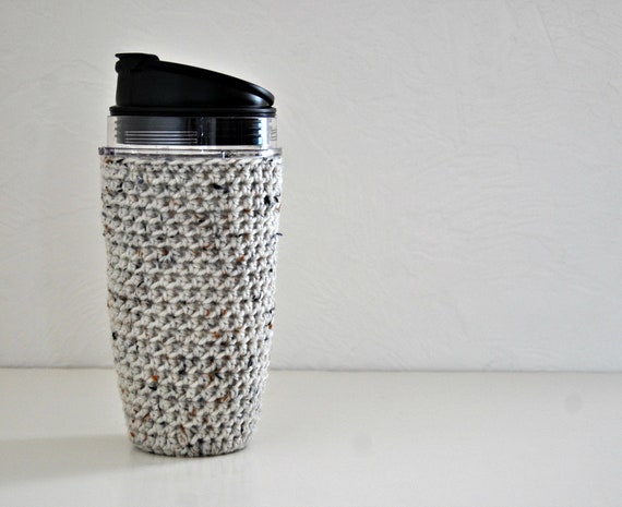 Blender Cup Cozy Crocheted Holder 24 Oz Size Eco Friendly Reusable