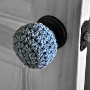 Padded Door Knob Stopper Wall Protector Modern Design Custom Colors image 1