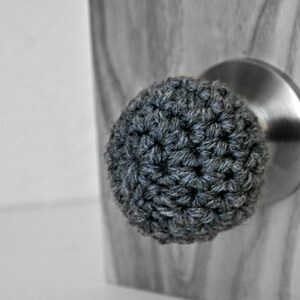 Ball Shaped Door Knob Covers Modern Design Toddler Protection Crocheted Home Decor Custom Colors Sphere image 5