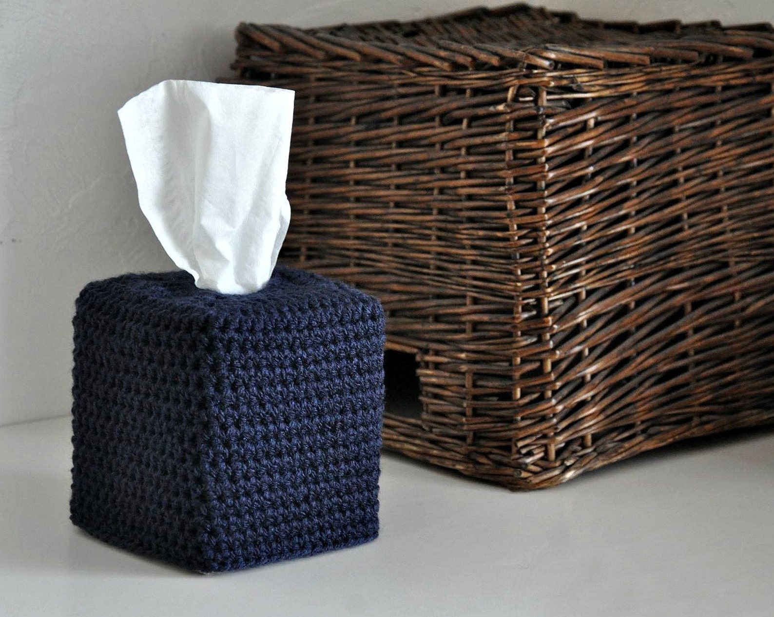 Modern Square Tissue Box Cover Nursery Decoration Nautical Etsy