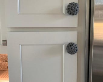 Couvre-boutons de porte d'armoire, décoration de cuisine moderne au crochet, décoration d'intérieur au crochet