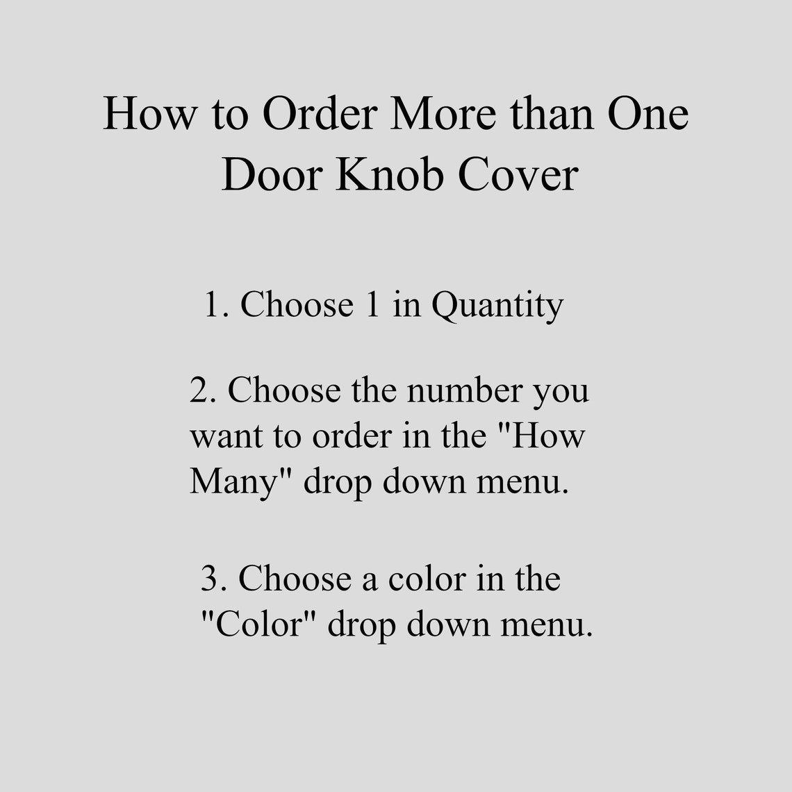 Oval Door Knob Covers Modern Design Toddler Protection Etsy