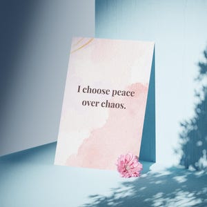 Cartes d'affirmation imprimables | 30 cartes positives | Cartes de citation motivantes | 8 par page Téléchargement PDF | Amour de soi imprimable
