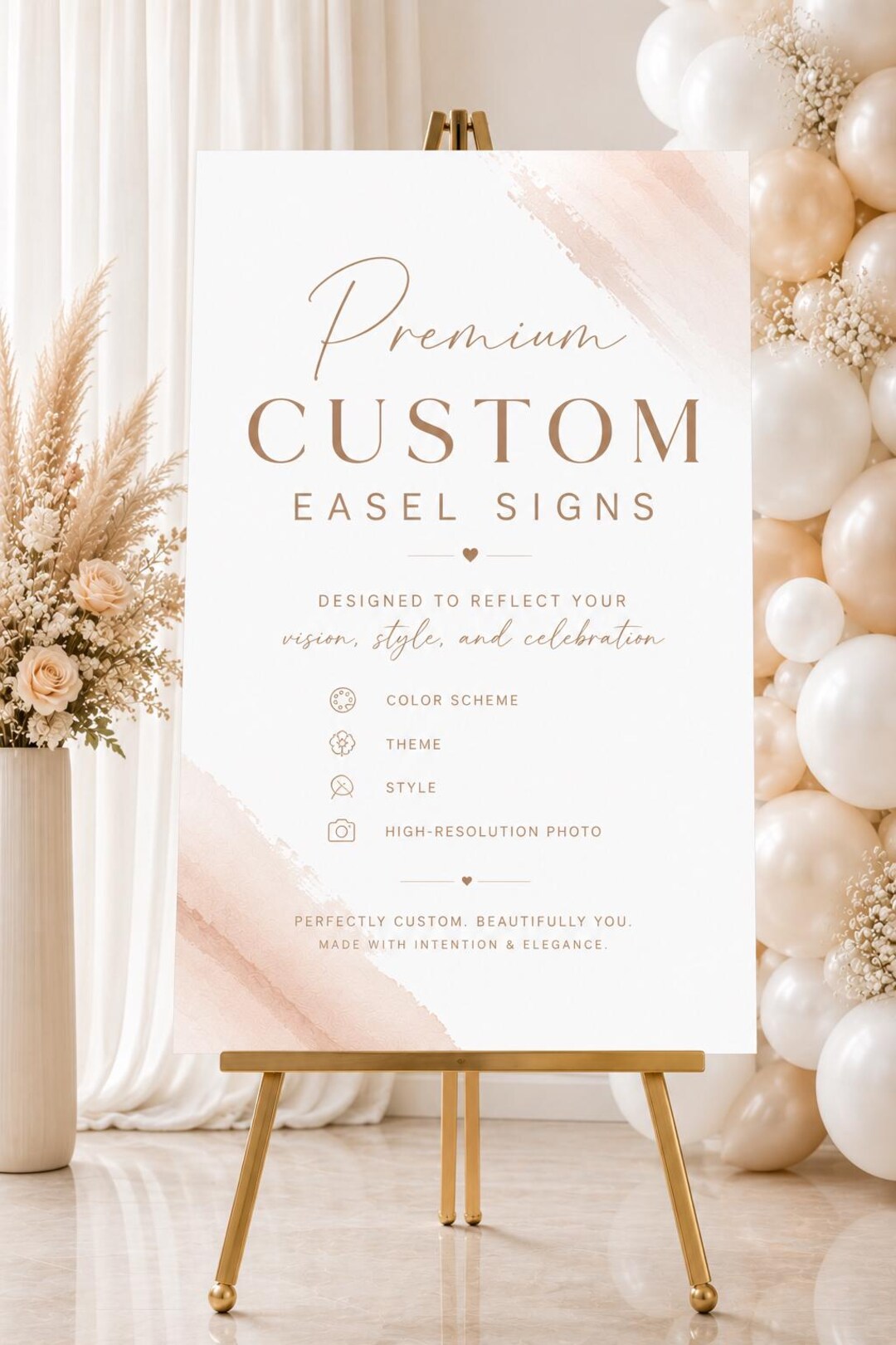 Custom Event Welcome Sign – Personalized Easel Sign – Custom Design for ...