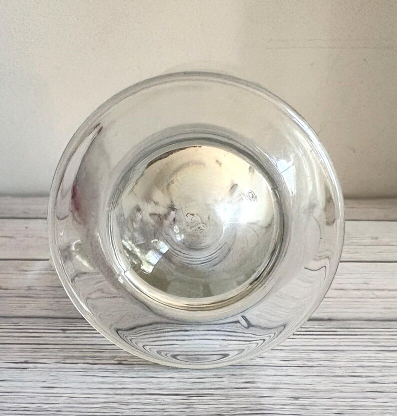 Vintage Disney Mickey Mouse Etched Glass Mug Frosted Pedestal Coffee Cup 5” Libbey immagine 5