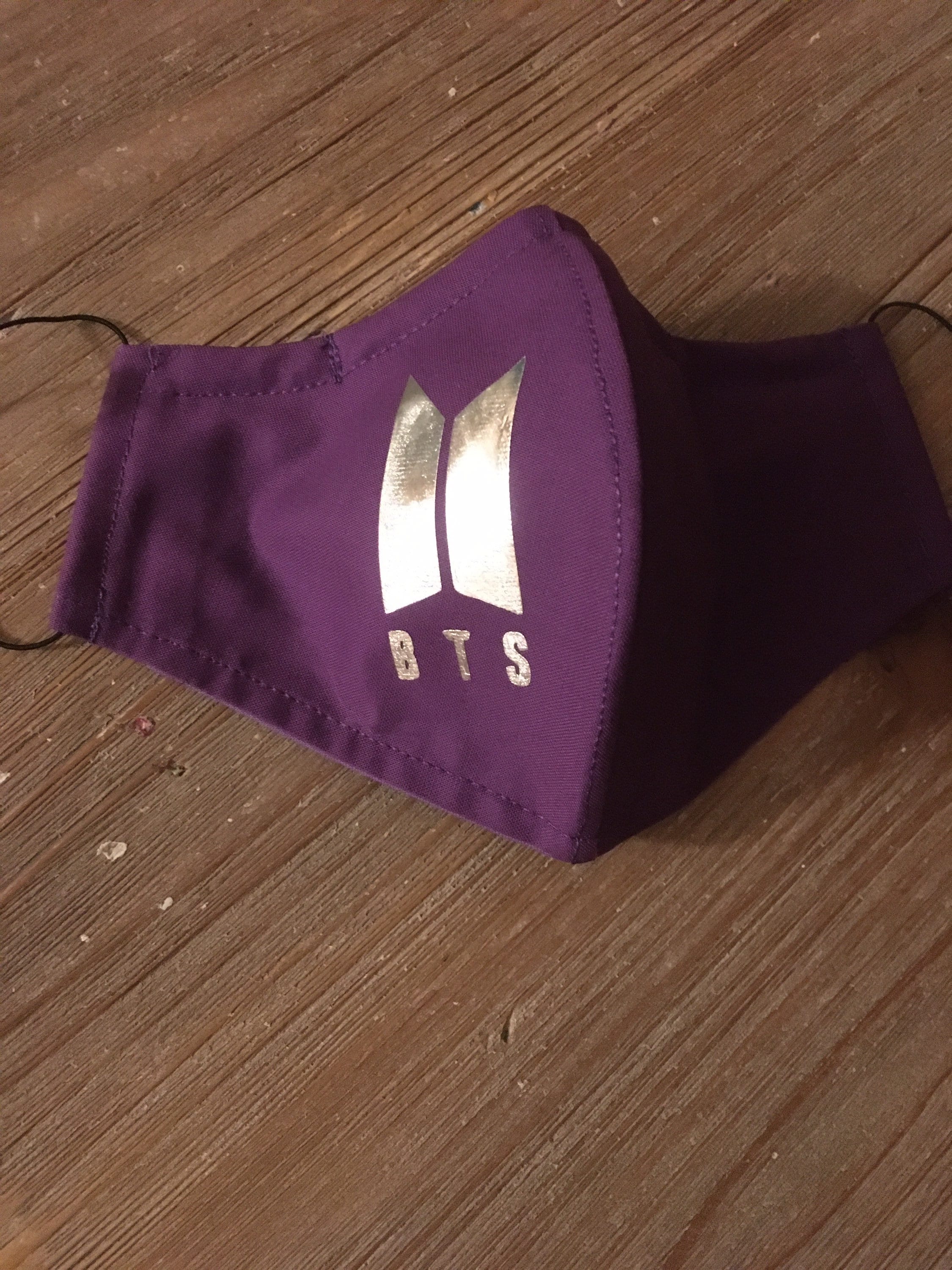 BTS Fan Zwart Gezichtsmasker- Katoen- Mondmasker BTS- Zwart- BTS Boyband-  Kpop Accessoire