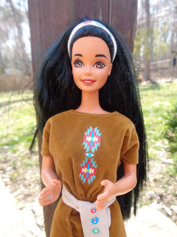 native american barbie doll