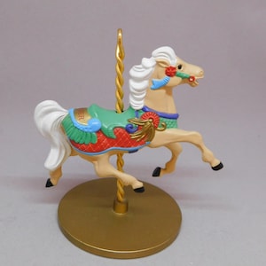 Hallmark ornament Vintage Carousel horse