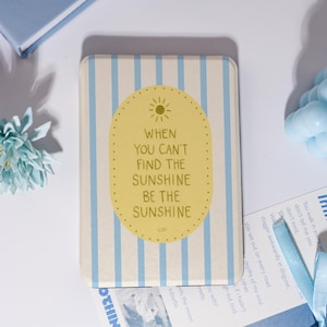 Inspirational Quote & Striped Kindle Case For Kindle Paperwhite 1/2/3/4,Colorsoft Kindle 11th,Paperwhite10th,Kobo Clara2E,For Bookish Gift