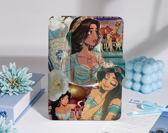 Princess Jasmine Collage Kindle Case For Kindle Paperwhite 1/2/3/4, Colorsoft Kindle 11th, Paperwhite 10th 6'', Kobo Case, For Bookish Gift