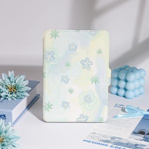 Light - Colored Floral Kindle Case For Kindle Paperwhite 1/2/3/4,Colorsoft Kindle 11th,Paperwhite10th 6&#39;&#39;,Kobo Clara Color,For Bookish Gift