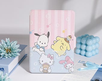 Adorable Kawaii Design E-Reader Kindle Cover for Paperwhite 1/2/3/4 , Colorsoft Kindle 11th Cover, for Paperwhite10th 6'' for Bookish Gift
