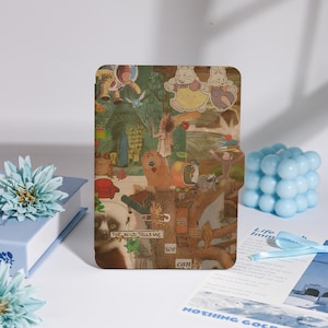 Whimsical Forest Animal Collage Kindle Case For Kindle Paperwhite 1/2/3/4,Colorsoft Kindle 11th,Paperwhite 10th,Kobo Case,For Bookish Gift