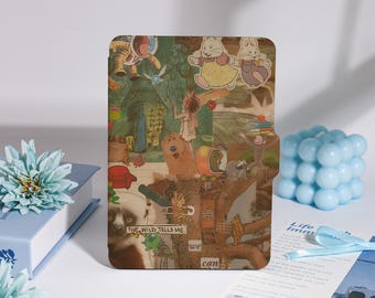 Whimsical Forest Animal Collage Kindle Case For Kindle Paperwhite 1/2/3/4,Colorsoft Kindle 11th,Paperwhite 10th,Kobo Case,For Bookish Gift