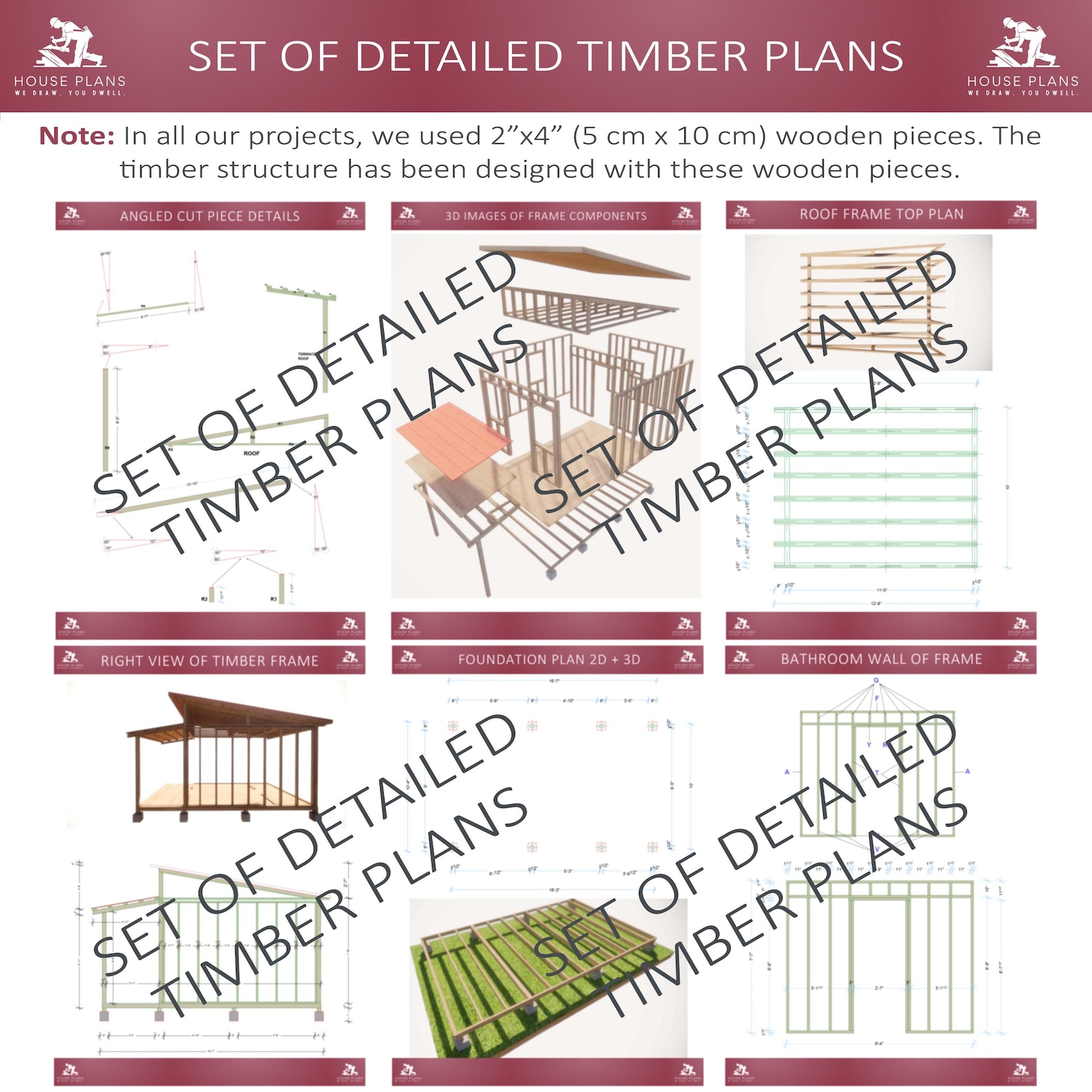 Modern Cottage House Plan 10x12, Cabin DIY, Tiny House Plans, Small ...