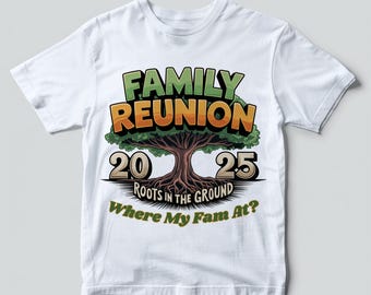 Family Reunion Tree 2025 Png, Where The Fam At? Family Reunion 2025  Family Reunion Shirts Png, png, Family Tree svg, Tree Of Life png