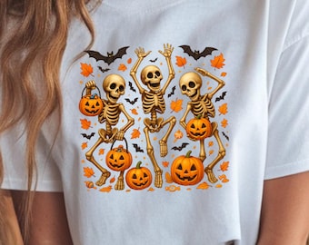 Dancing Skeleton Png,Halloween Png,Halloween Png Dancing Skeletons,Skeleton Png,Retro Skeleton Clipart,Retro Halloween Png,Spooky Season Png