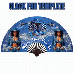 Clack Fan Squad Png, Where Them Fans at Clack Fan Template, Cowgirl Fan Template, Western Clack Fan Design,Boots on the Ground Clack Fan Png