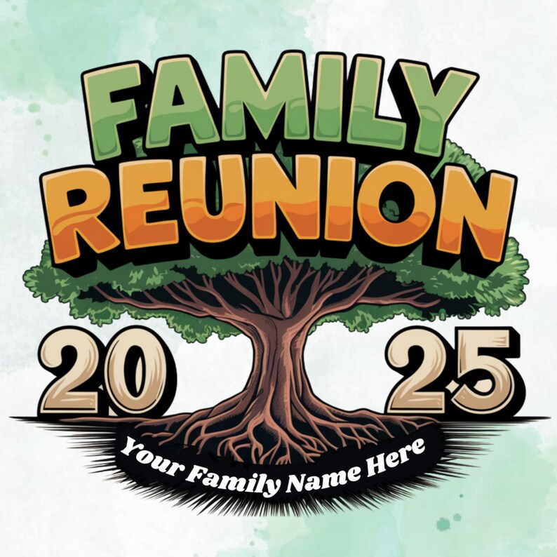 Family Reunion Tree Party Bundle, Styrofoam Cup Sticker, Family Reunion ...