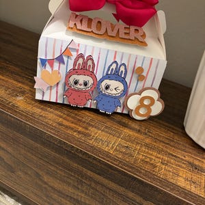 Labubu party favor boxes