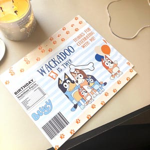 Bluey Chip Bag Party favors