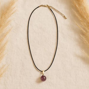 Collar curativo de amatista | Joyas de piedras preciosas espirituales para el bienestar y la serenidad.