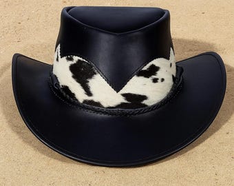 Cowboyhoed van rundleer: hoed in western-rodeostijl