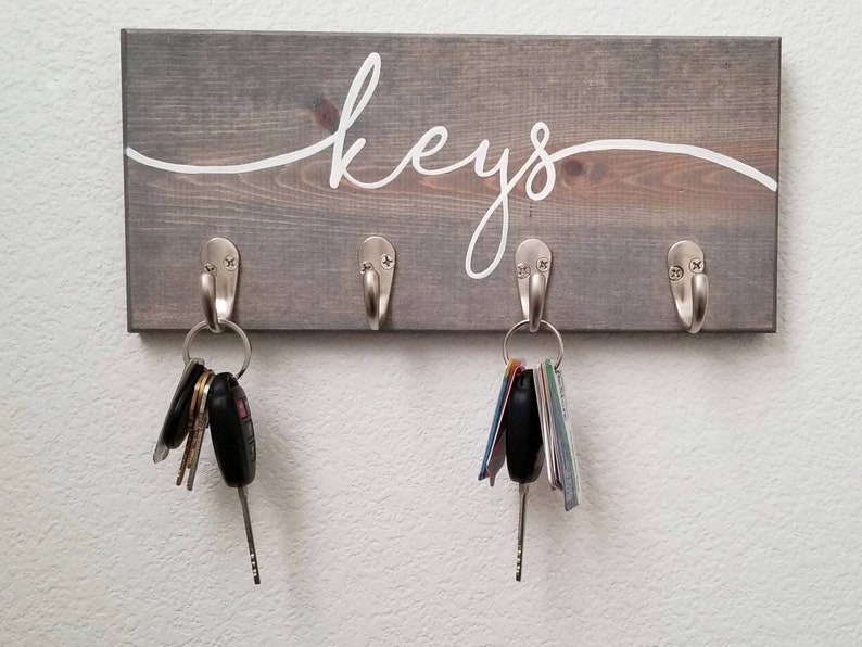 Key Holder for Wall Keys Holder Wall Keys Hook Keys Rack Etsy