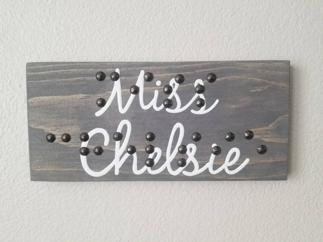 Braille Teacher Gift, Braille Sign, Gift for Sight Impaired, Gift for