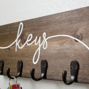 Keys Hook Housewarming Gift Key Rack Key Hanger Key Holder - Etsy